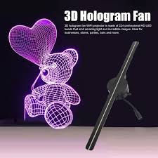 Revolutionary 3D Hologram Fan Projector - 16.5" Display, 224 LED Lights, WiFi Enabled for Stunning Business Advertising