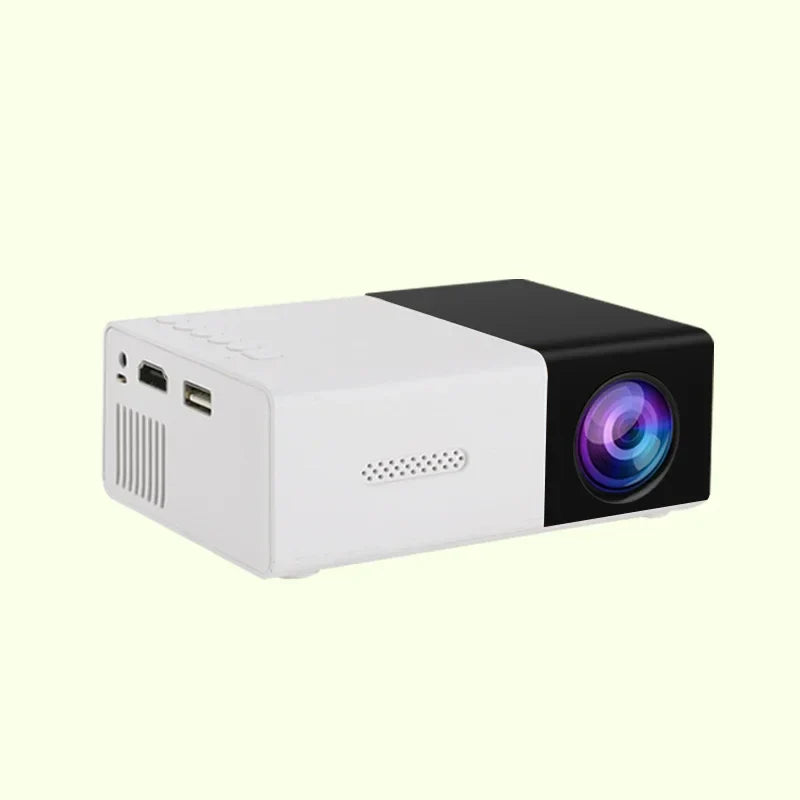 YG300 Portable Projector: Wireless Connection and USB/HDMI Compatibility for Your Home